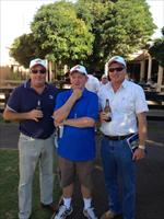 John at the Melbourne Yearling Sales with prominent owners Wayne Forrest and Rob Mitchell